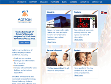 Tablet Screenshot of agtron.com